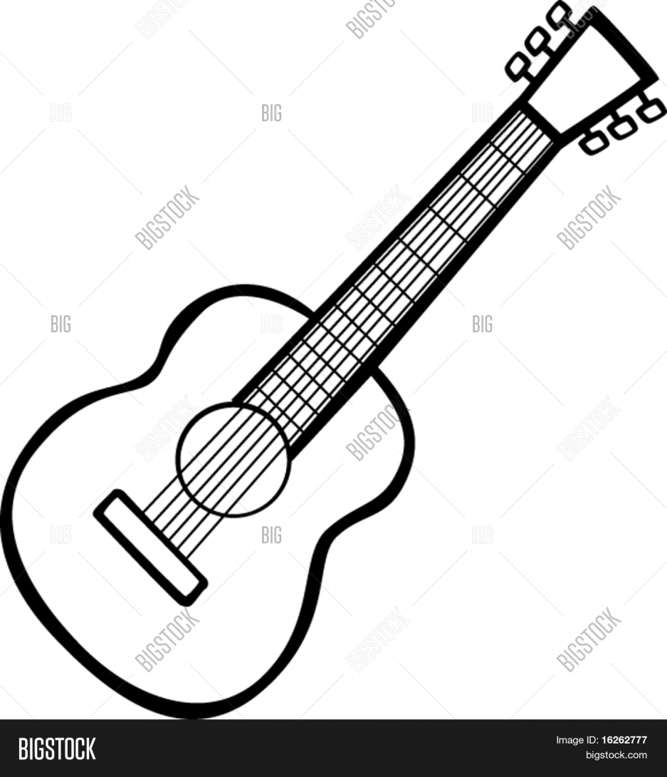 937x1090 Guitar Drawing Coloring