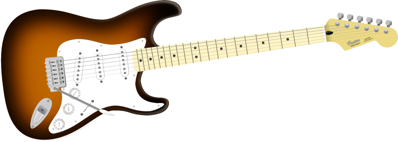 1380x492 Draw A Realistic Vector Guitar In Inkscape