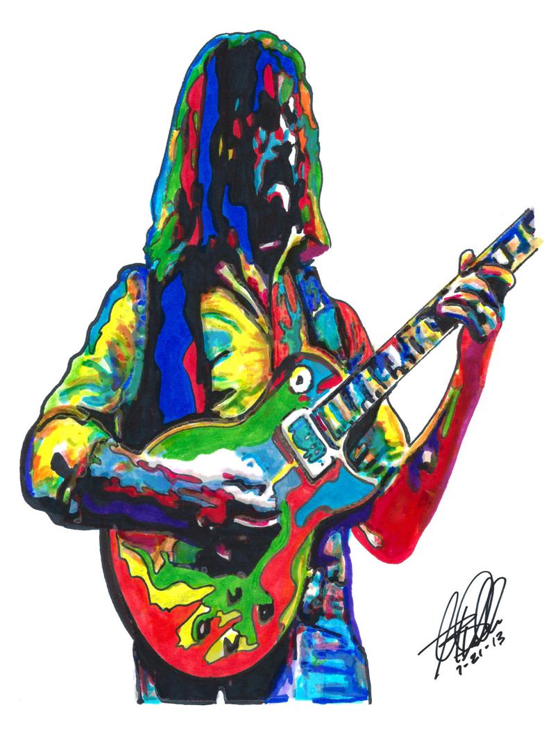 794x1059 Dickey Betts The Allman Brothers Band Guitar Player Etsy