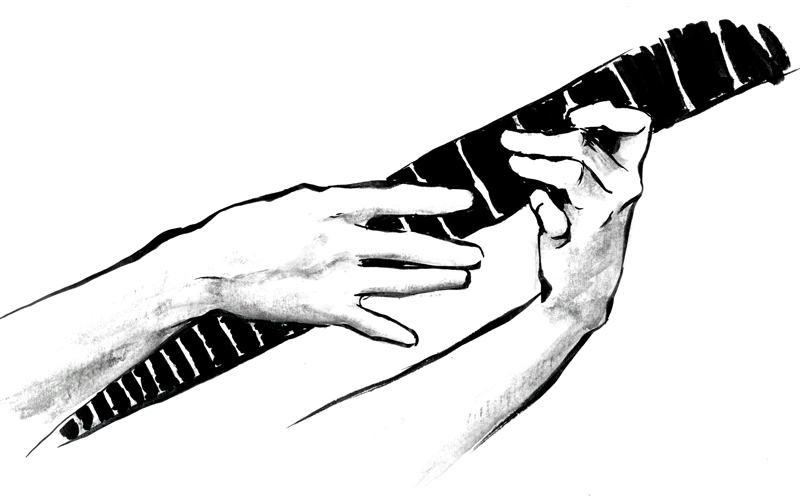 800x496 Drawing And Doggerybaw Business Card For A Guitar Player