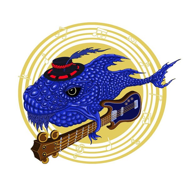 600x600 Guitar Player Drawings