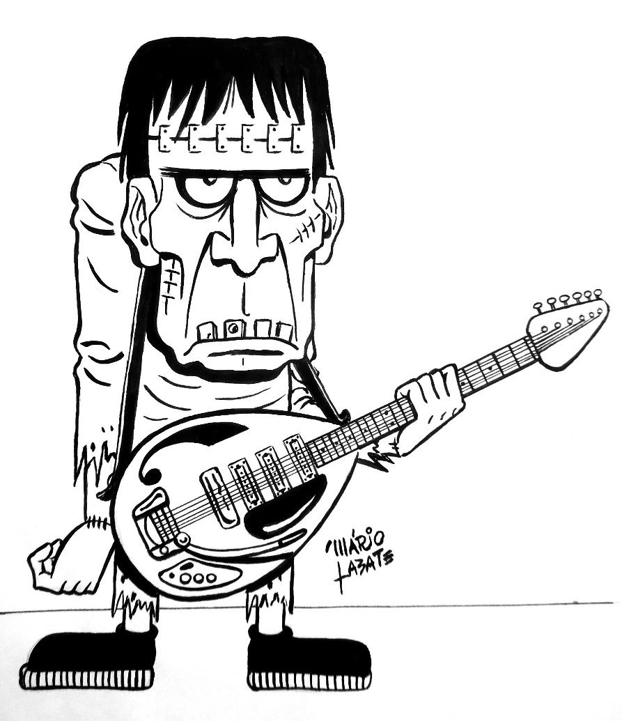 893x1035 The Monster, Guitar