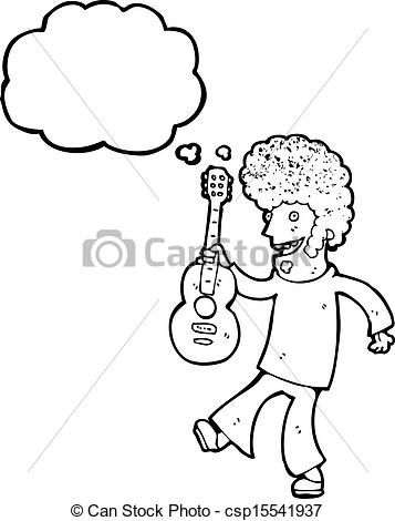 357x470 Cartoon Guitar Player