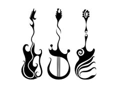 236x176 Best Guitar Tattoo Design Images Guitar Tattoo Design, Music