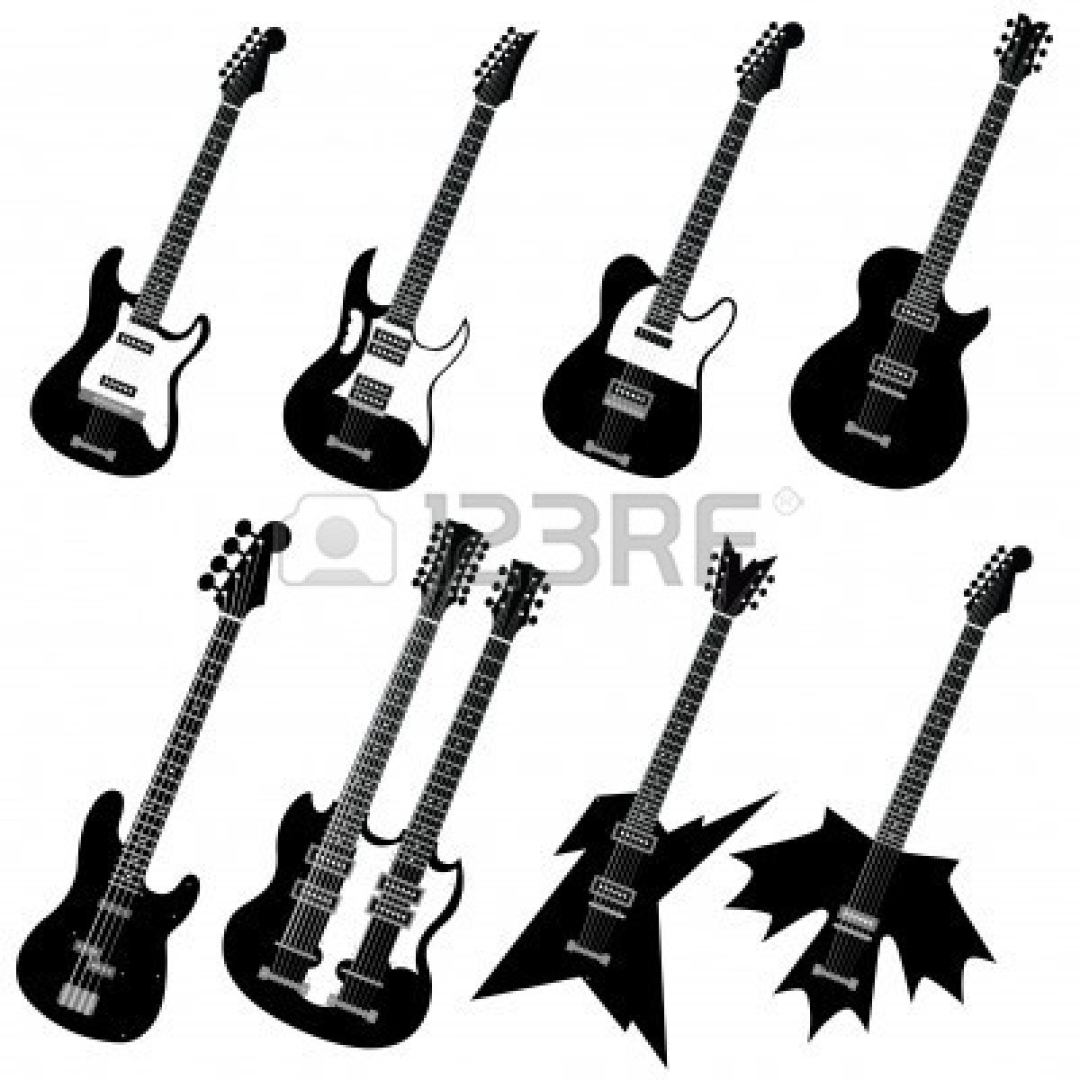 1200x1200 Bass Guitar Clipart Simple