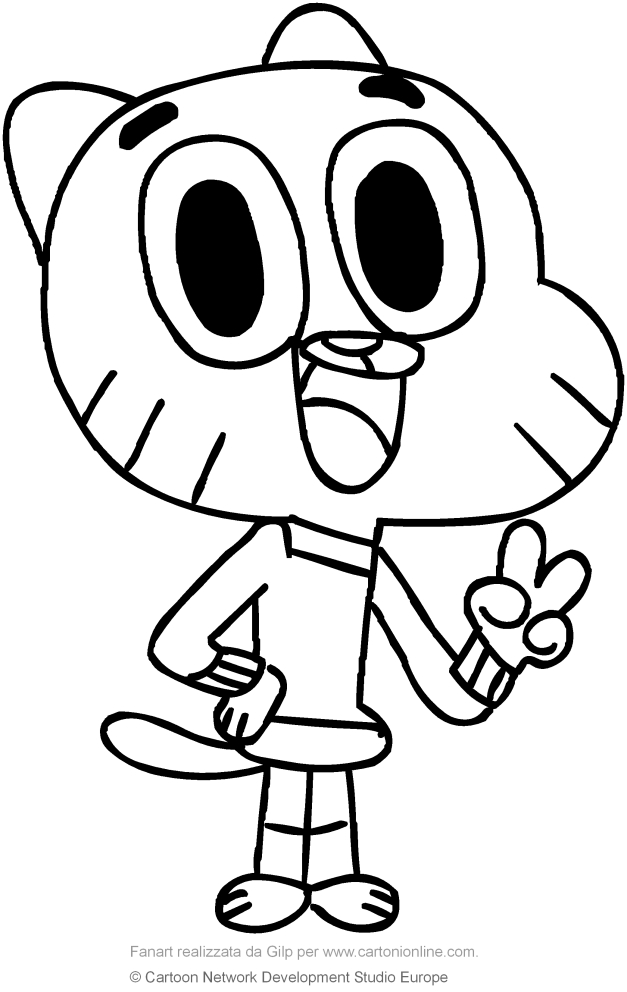 Gumball Drawing | Free download on ClipArtMag