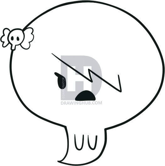 525x530 How To Draw Carrie, Amazing World Of Gumball, Step