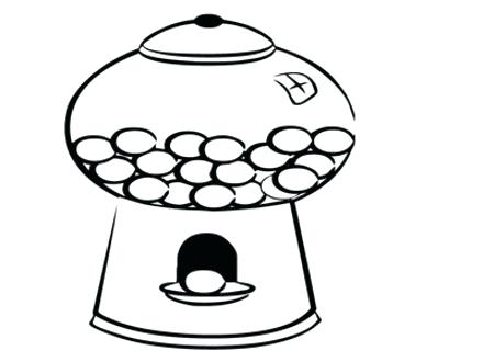 440x330 Gumball Machine Coloring