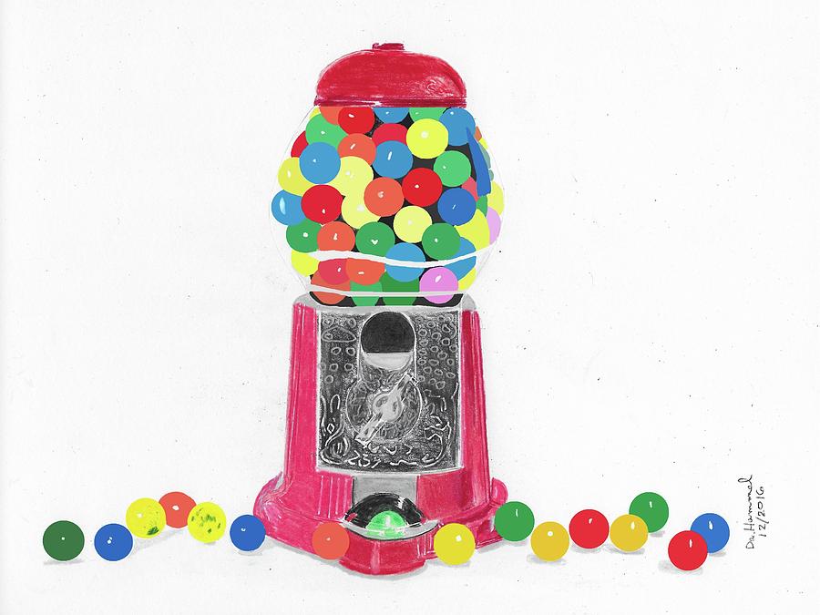 900x675 Gumball Machine Drawing