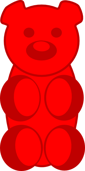294x592 Gummy Bear Clip Art