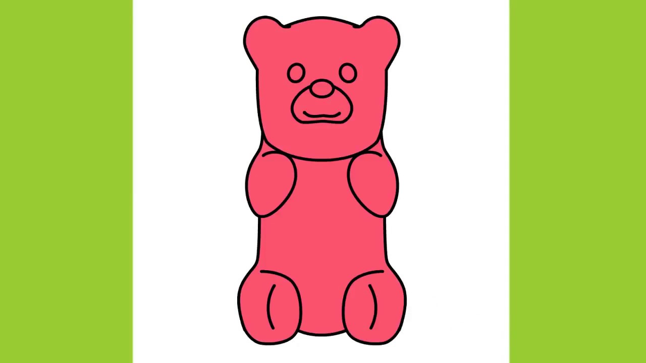 Gummy Bear Drawing | Free download on ClipArtMag