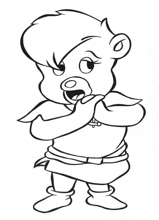 550x760 Drawing Coloring For Child Gummy Bear Drawing Black And White