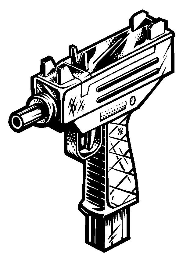 600x849 Cherub Drawing Gun For Free Download