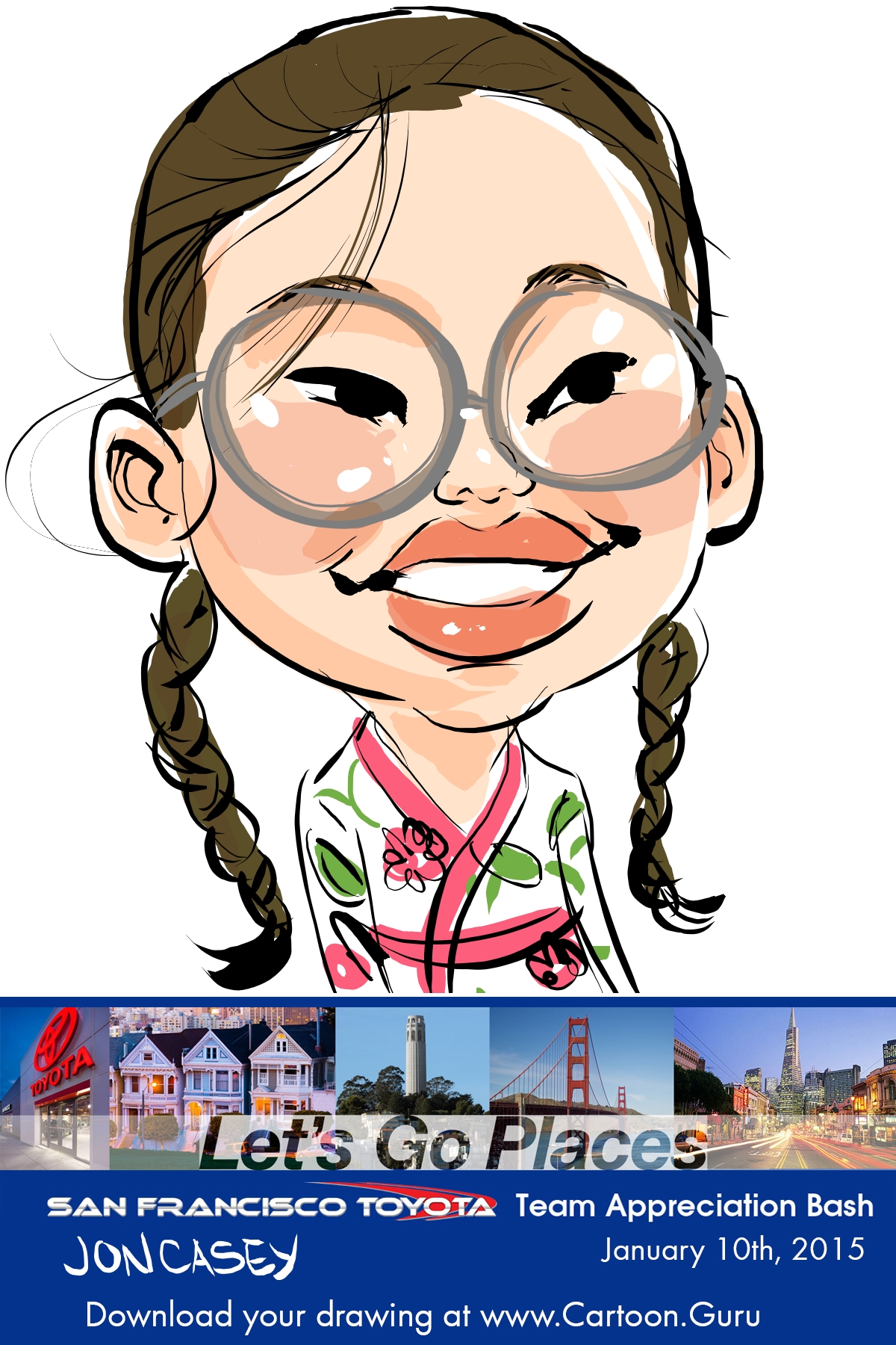1200x1800 January My Year Drawing For San Francisco Toyota
