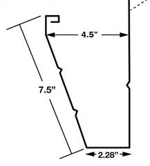 217x240 gutter guard sizesdimensions
