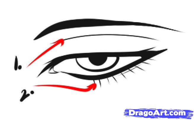655x406 Draw Male Eyes, Step