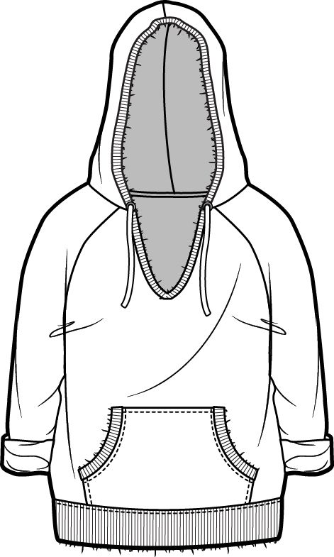 471x785 Overhead Hoodie Fashion Learning Drawings, Drawing