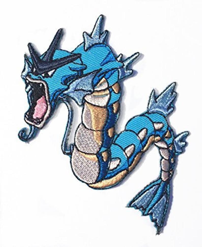 794x971 gyarados patch pokemon go embroidered sewiron on badge etsy