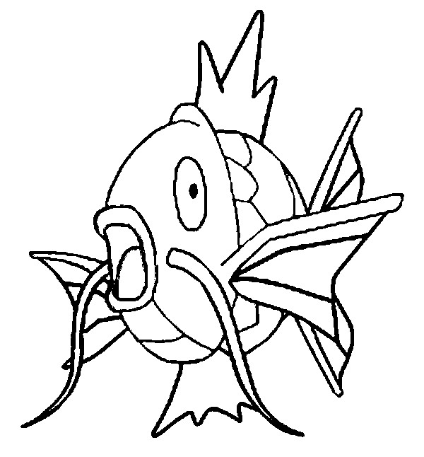 600x646 gyarados drawing magikarp for free download