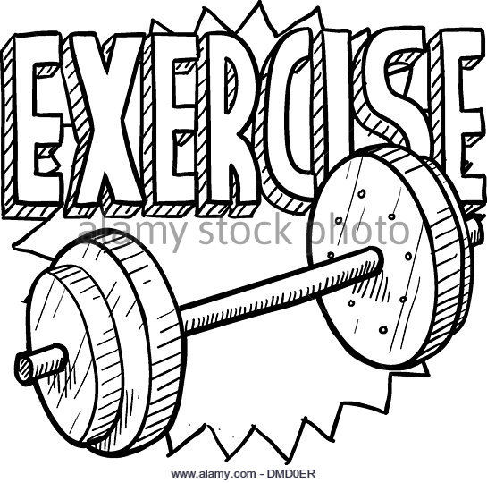 545x540 Gym Drawing For Free Download