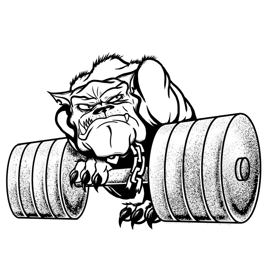 1024x1024 Bulldog For Gym