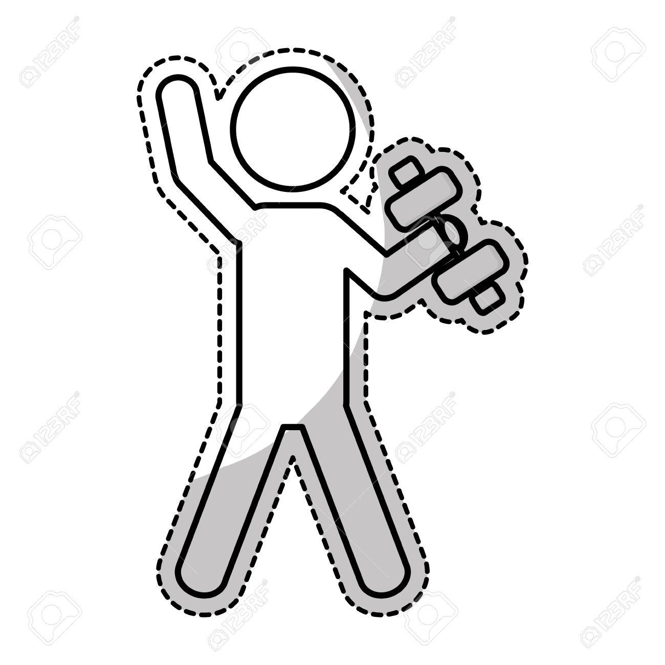 1300x1300 Gym Drawing Person For Free Download