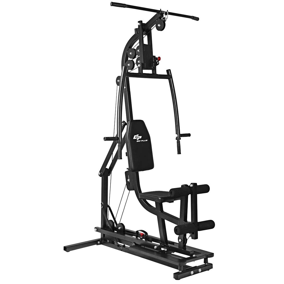 1200x1200 Goplus Multifunctional Trainer Free Weight Strength