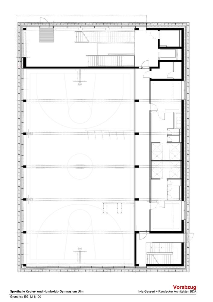 707x1000 gallery of sporthalle kepler und humboldt gymnasium