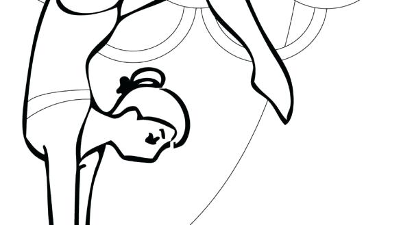 585x329 Gymnastics Coloring Book Gymnast Coloring Pages Printable