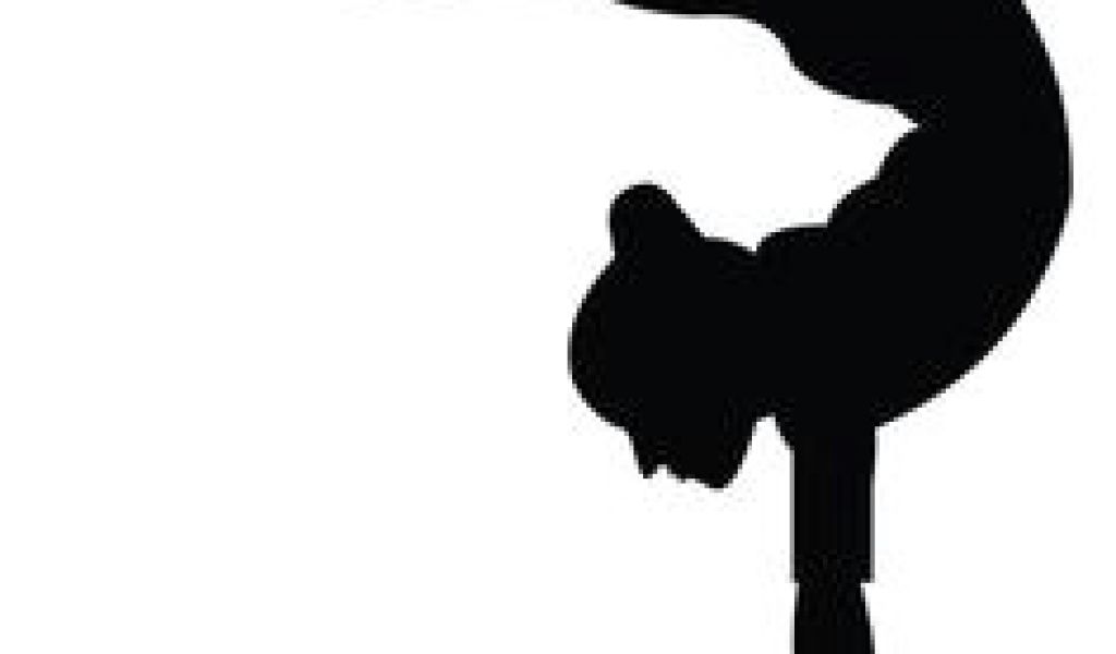 1024x600 Drawing Of A Girl Doing Gymnastics Gymnast Silhouette Photo