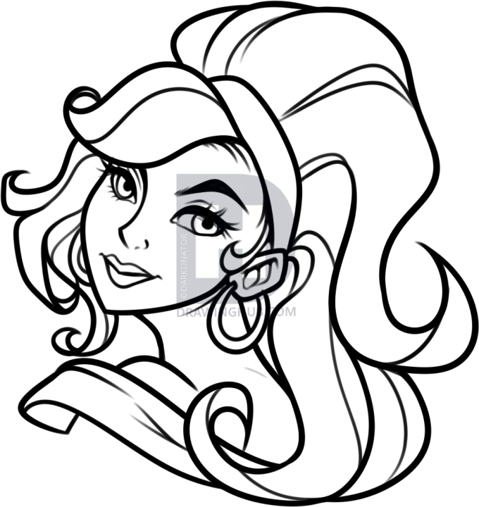 680x720 how to draw a gypsy, step