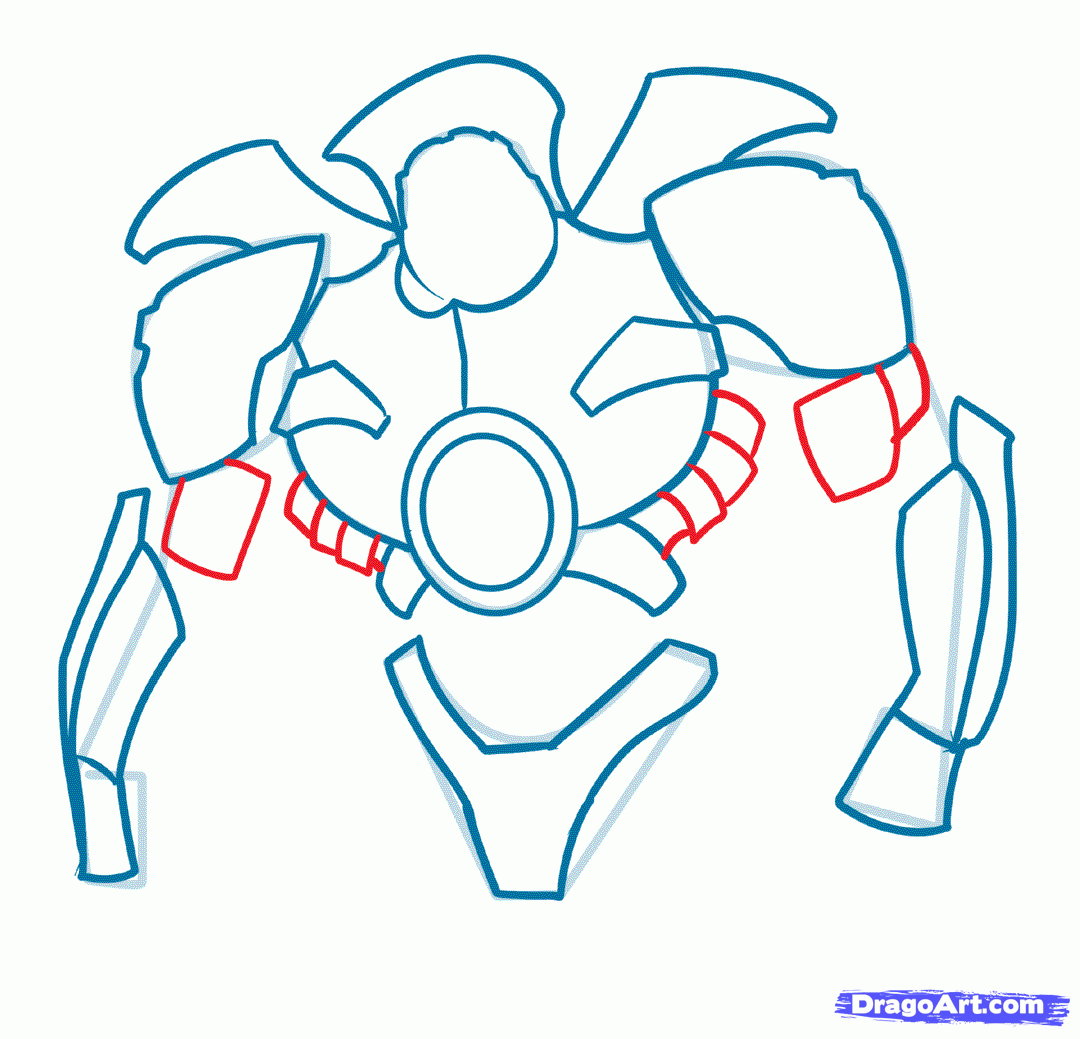 1080x1039 how to draw gypsy danger, pacific rim, step