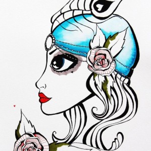 300x300 gypsy girl skull cap mia mai