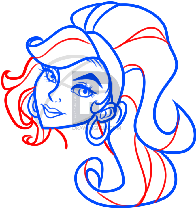 680x720 How To Draw A Gypsy, Step