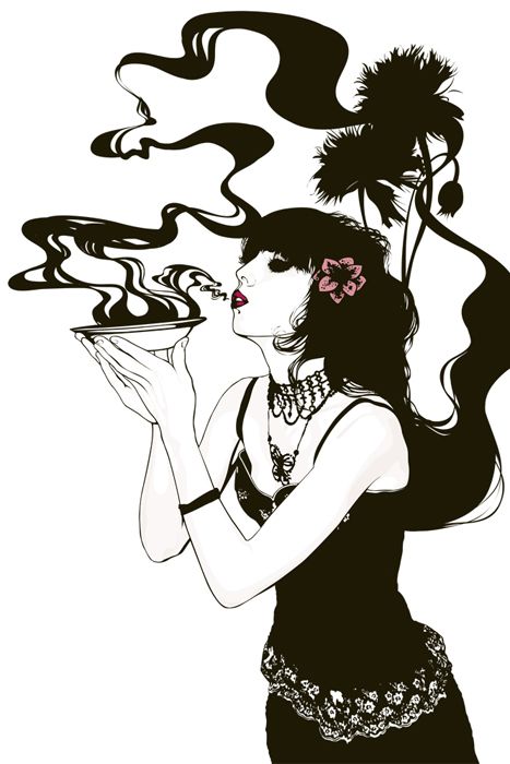 467x700 Magnus Blomster Ringringring Illustration Art, Art, Yarn Painting