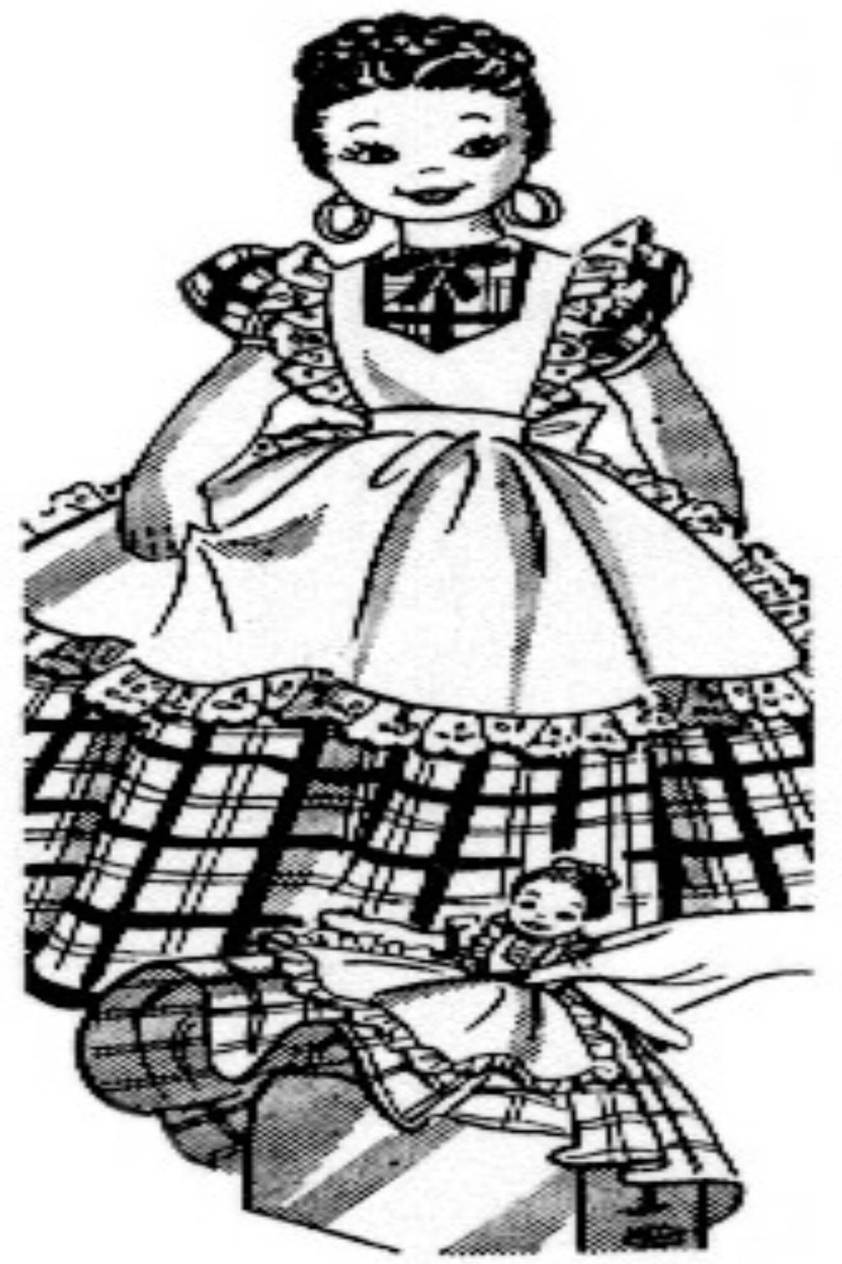 1200x1800 Patterns Vintage Toaster Cover Doll Pattern Gypsy Girl