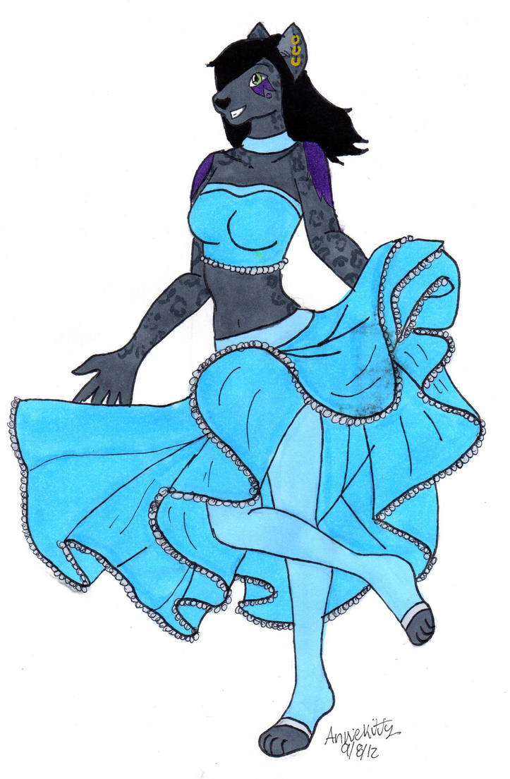 723x1105 Dancing Gypsy Girl