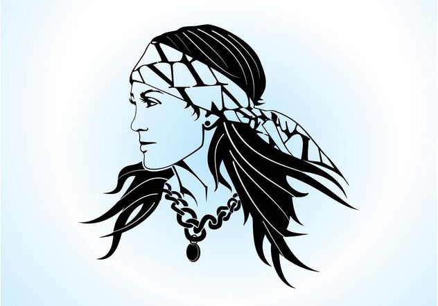 632x442 Gypsy Woman Vector Free Vector Download Cannypic