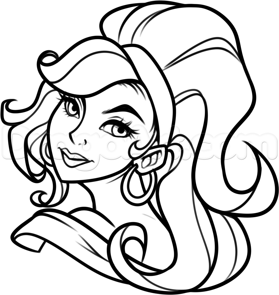 967x1023 How To Draw A Gypsy, Step