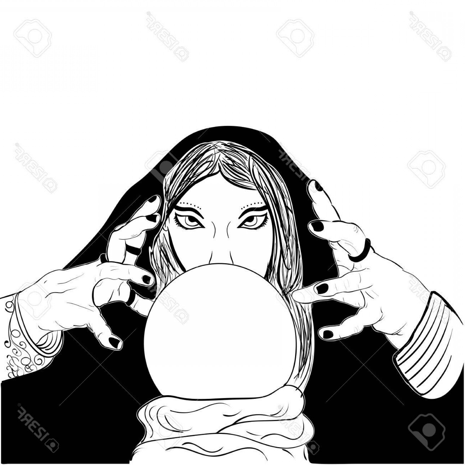 1560x1560 Vector Black And White Gypsy Shopatcloth