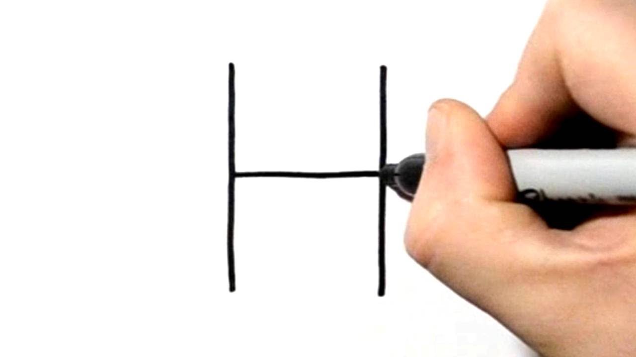 1280x720 How To Draw A Horse After Writing Letter H