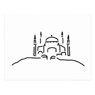 307x307 hagia sophia postcards zazzle au
