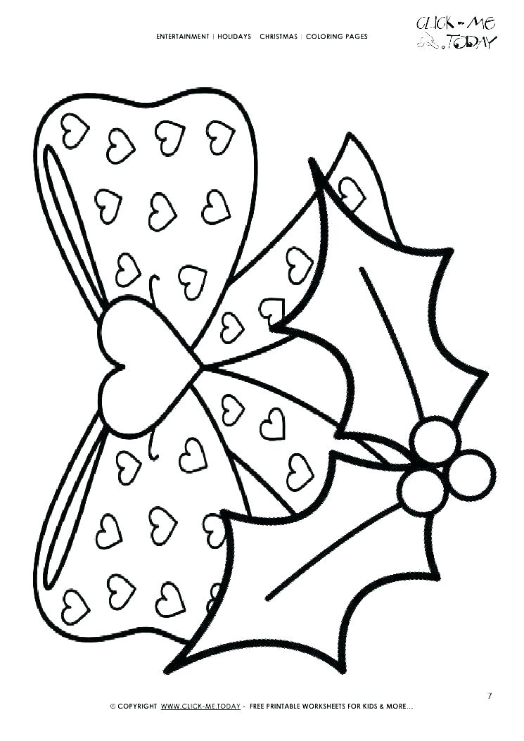 745x1053 Coloring Pages Of Hair Bows Mouse Bow Colori Printable With Online