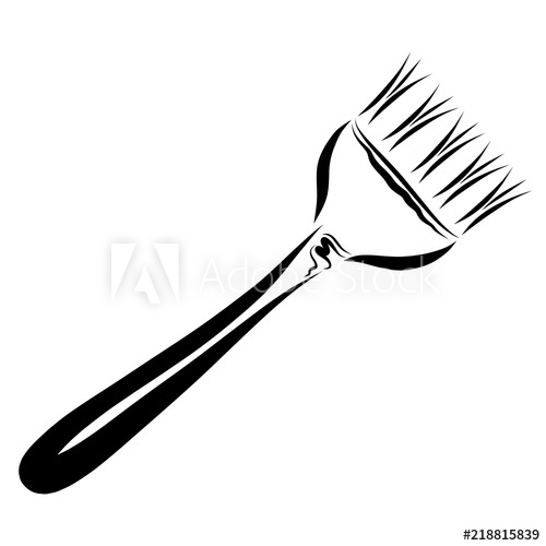 500x500 Brush For Coloring Hair, Drawing Or Repairing