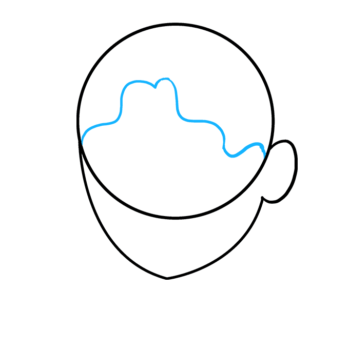 680x678 How To Draw Curly Hair Really Easy Drawing Tutorial