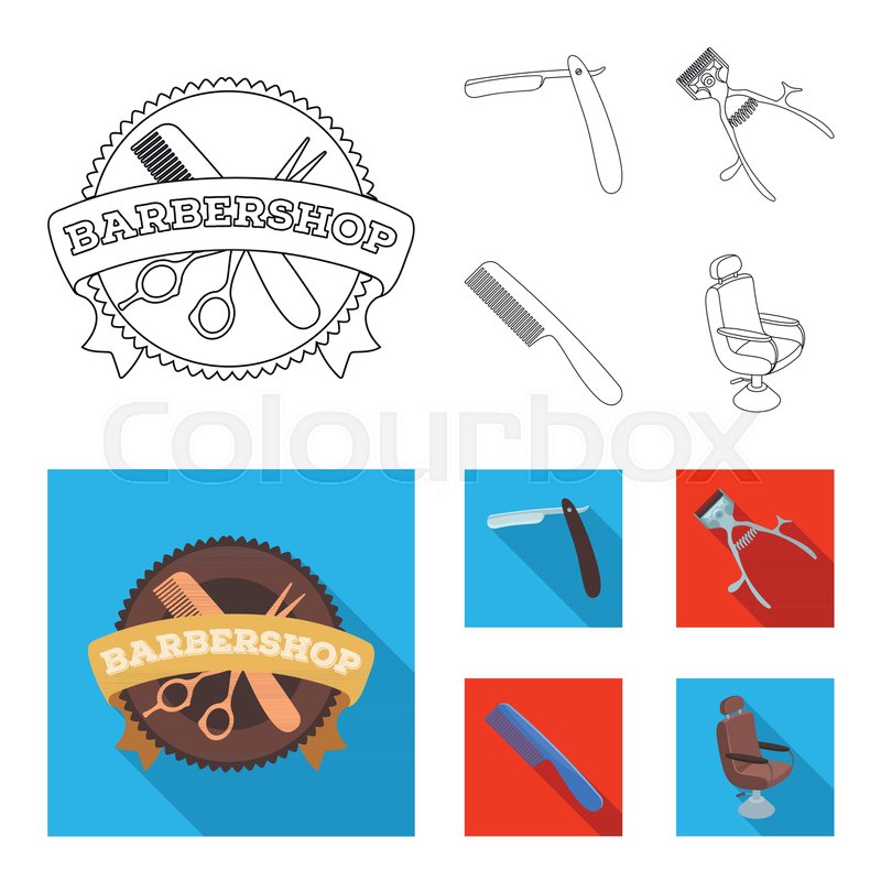 800x800 A Razor, A Mechanical Hair Clipper, An Stock Vector Colourbox