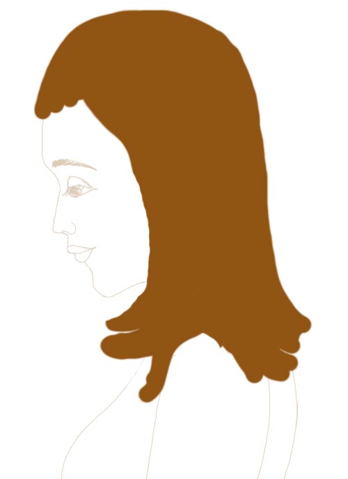 500x688 How To Draw Hair In Photoshop Tutorial
