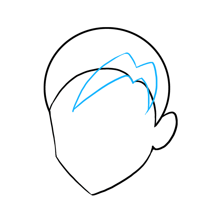 680x678 How To Draw Manga Hair Really Easy Drawing Tutorial