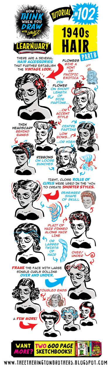 383x1248 The Etherington Brothers How To Think When You Draw Hair