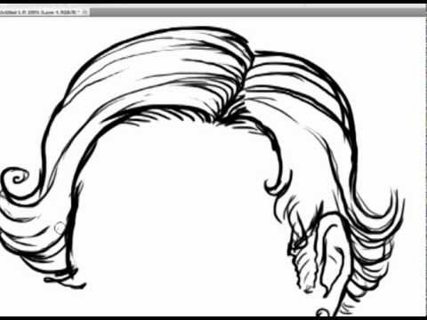 480x360 Hair Drawing Tutorial Pt